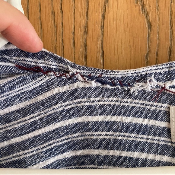 Old Navy Gingham Striped Button-down Romper - Picture 8 of 13